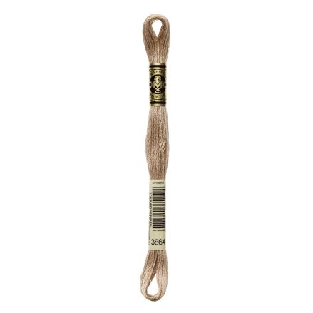 DMC 3864 Six-Strand Floss – Light Mocha Beige