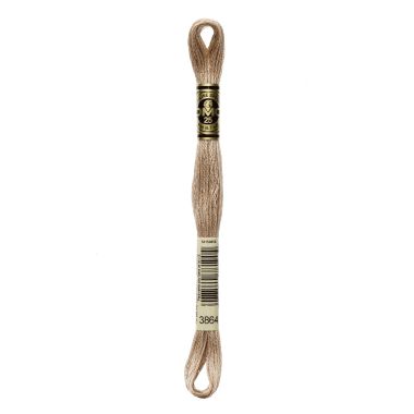 DMC 3864 Six-Strand Floss – Light Mocha Beige