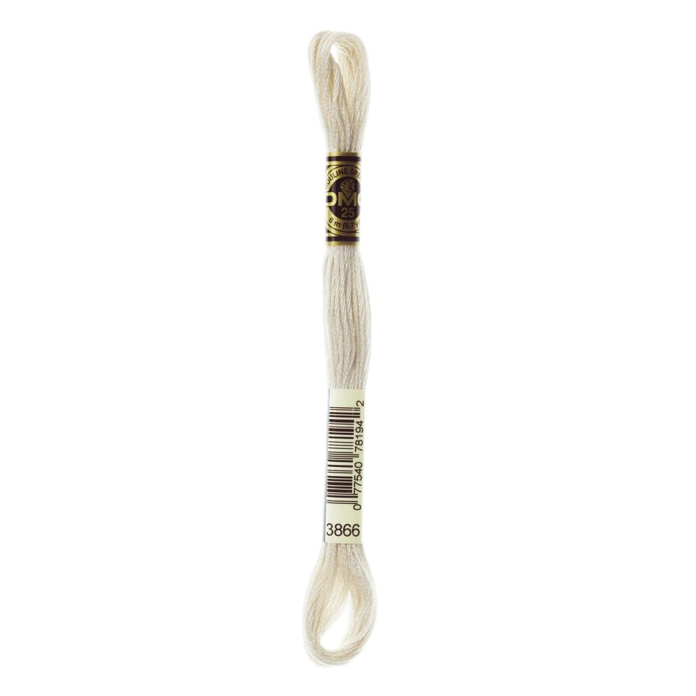 DMC 3866 Six-Strand Floss – Ultra Very Light Mocha Brown DMC 3866 Six-Strand Floss – Ultra Very Light Mocha Brown