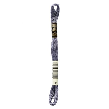 DMC 414 Six-Strand Floss – Dark Steel Grey