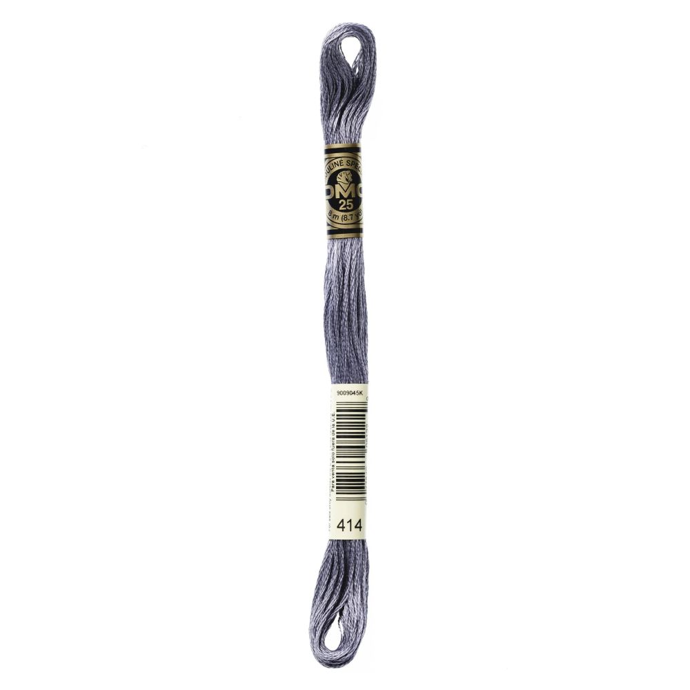 DMC 414 Six-Strand Floss – Dark Steel Grey