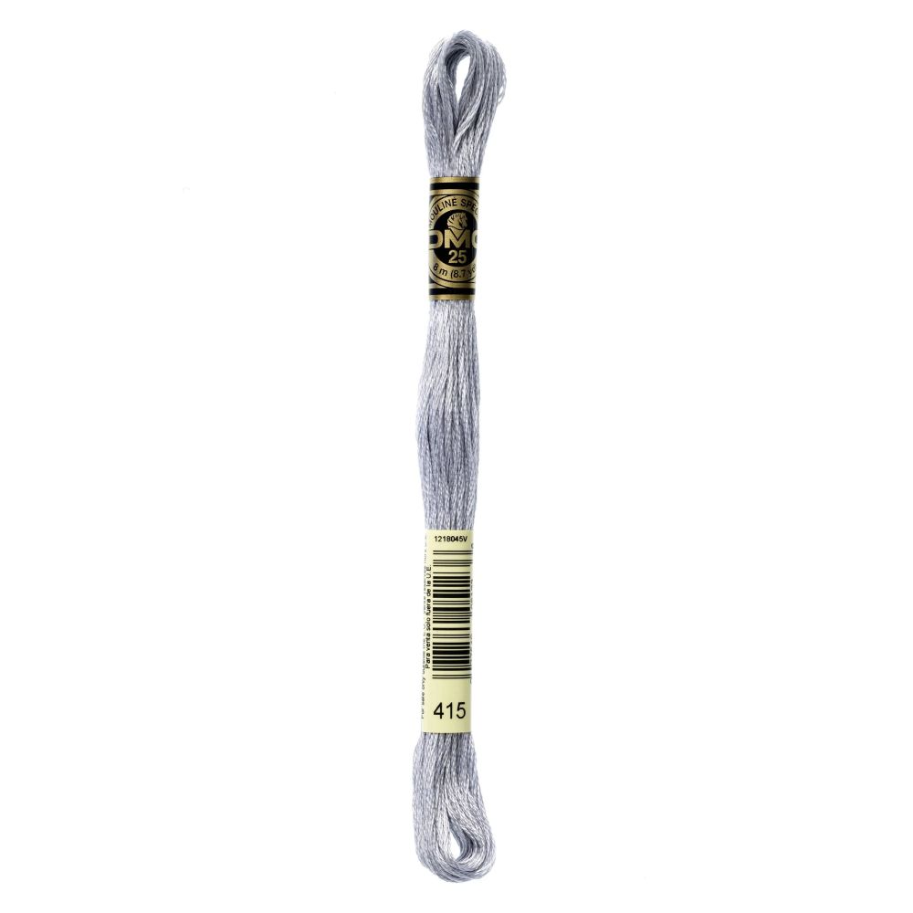 DMC 415 Six-Strand Floss – Pearl Grey