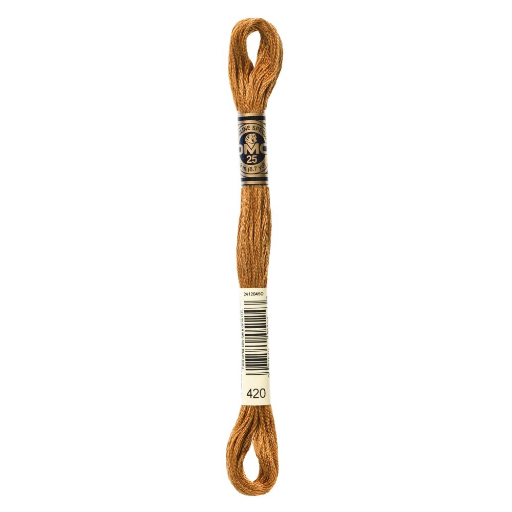 DMC 420 Six-Strand Floss – Dark Hazelnut Brown DMC 420 Six-Strand Floss – Dark Hazelnut Brown