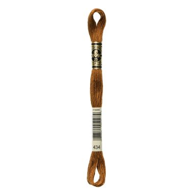 DMC 434 Six-Strand Floss – Light Brown