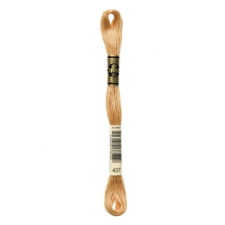 DMC 437 Six-Strand Floss – Light Tan