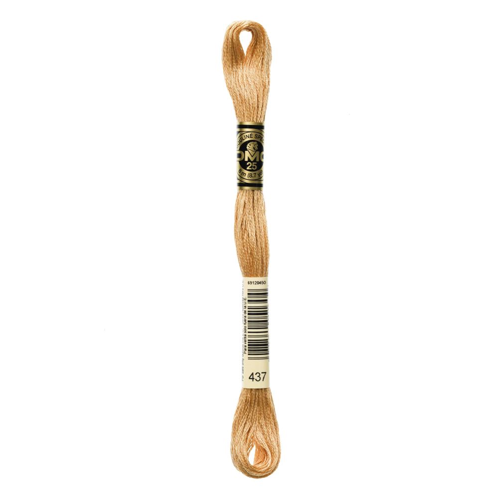 DMC 437 Six-Strand Floss – Light Tan DMC 437 Six-Strand Floss – Light Tan
