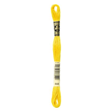 DMC 444 Six-Strand Floss – Dark Lemon