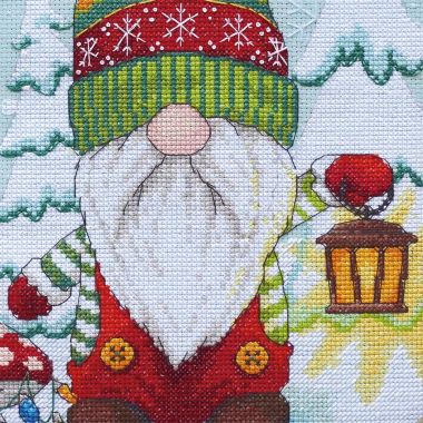 Dimensions Counted Cross Stitch Kit 70-09000 – Gnome Stocking