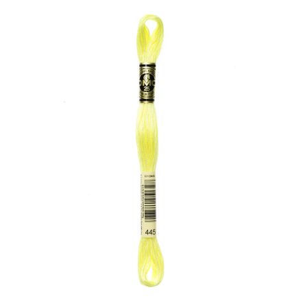 DMC 445 Six-Strand Floss – Light Lemon