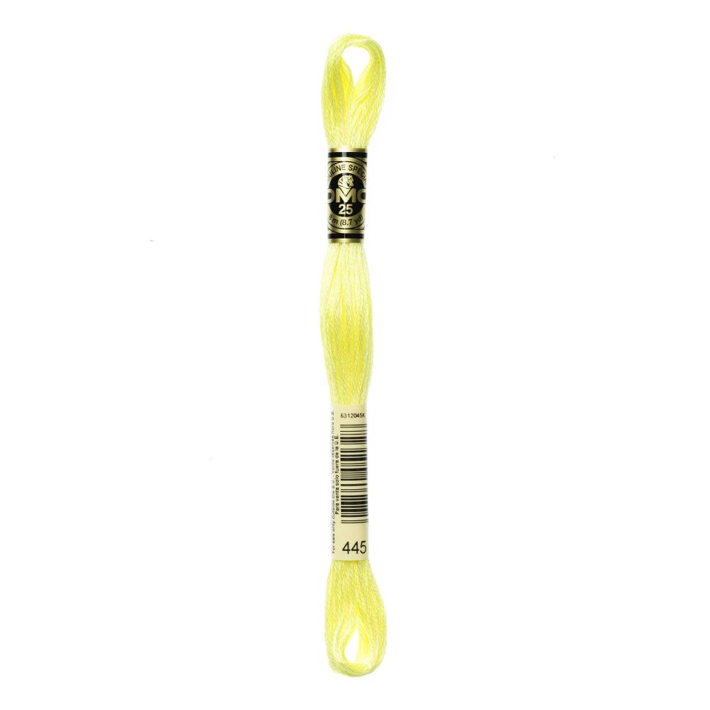 DMC 445 Six-Strand Floss – Light Lemon DMC 445 Six-Strand Floss – Light Lemon