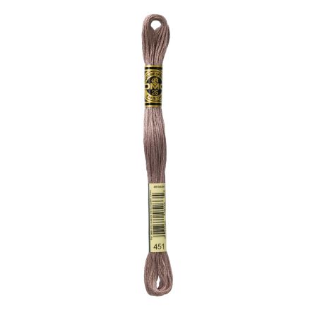 DMC 451 Six-Strand Floss – Dark Shell Grey