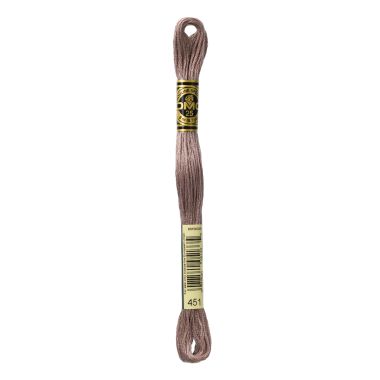 DMC 451 Six-Strand Floss – Dark Shell Grey
