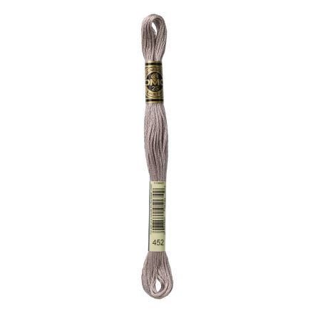 DMC 452 Six-Strand Floss – Medium Shell Grey