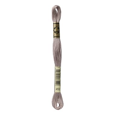 DMC 452 Six-Strand Floss – Medium Shell Grey