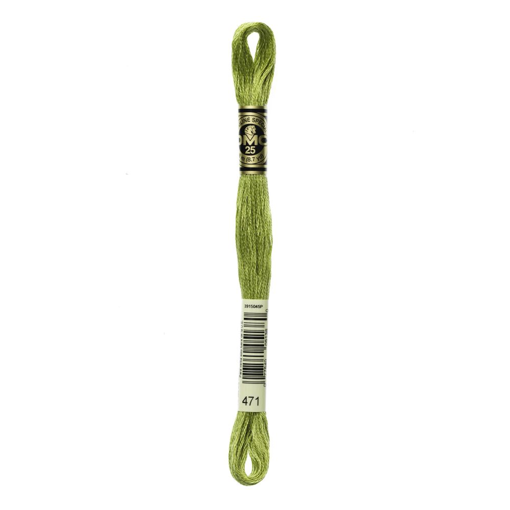 DMC 471 Six-Strand Floss – Very Light Avocado Green DMC 471 Six-Strand Floss – Very Light Avocado Green