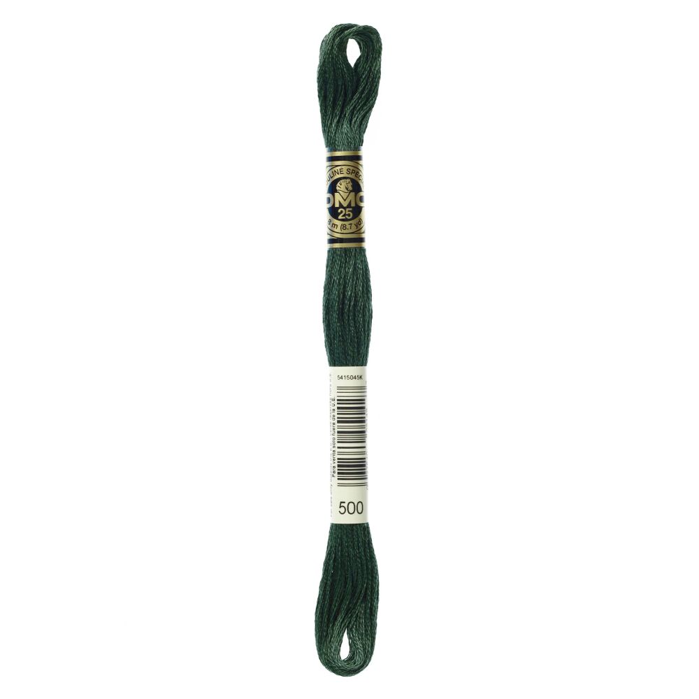 DMC 500 Six-Strand Floss – Very Dark Blue Green