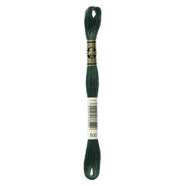 DMC 500 Six-Strand Floss – Very Dark Blue Green