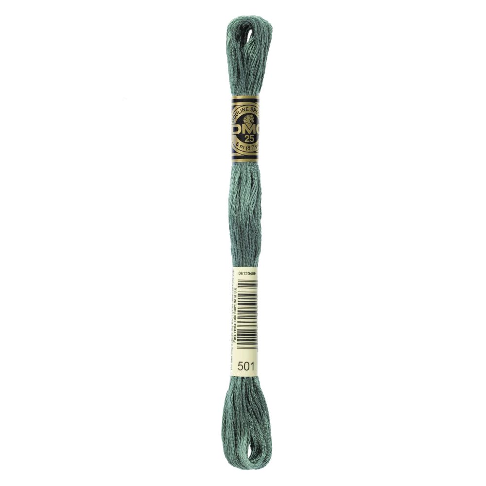 DMC 501 Six-Strand Floss – Dark Blue Green DMC 501 Six-Strand Floss – Dark Blue Green