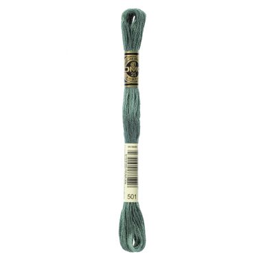 DMC 501 Six-Strand Floss – Dark Blue Green