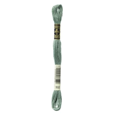 DMC 502 Six-Strand Floss – Blue Green