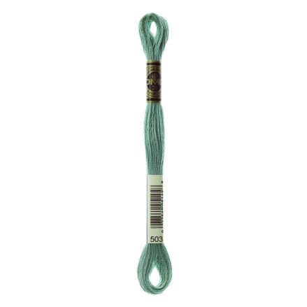 DMC 503 Six-Strand Floss – Medium Blue Green
