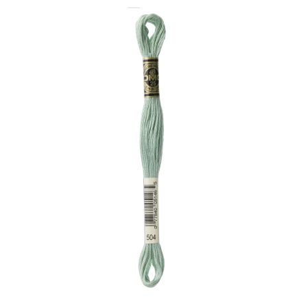 DMC 504 Six-Strand Floss – Light Blue Green