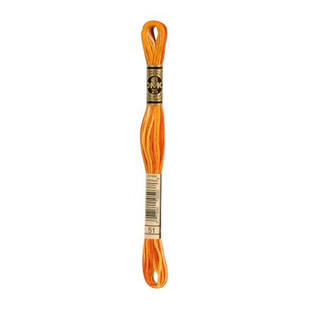DMC 051 Six-Strand Floss – Variegated Burnt Orange