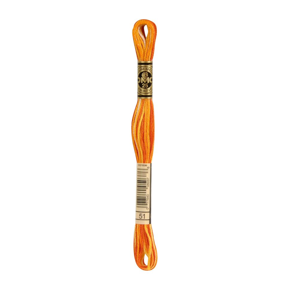 DMC 051 Six-Strand Floss – Variegated Burnt Orange DMC 051 Six-Strand Floss – Variegated Burnt Orange
