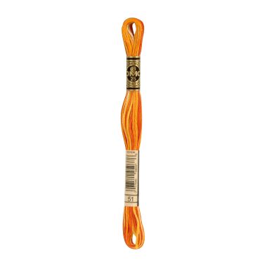 DMC 051 Six-Strand Floss – Variegated Burnt Orange