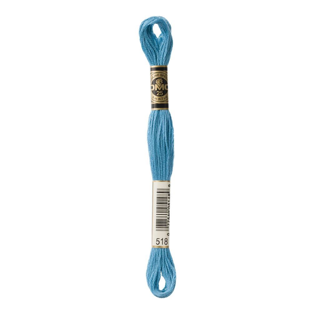 DMC 518 Six-Strand Floss – Light Wedgewood
