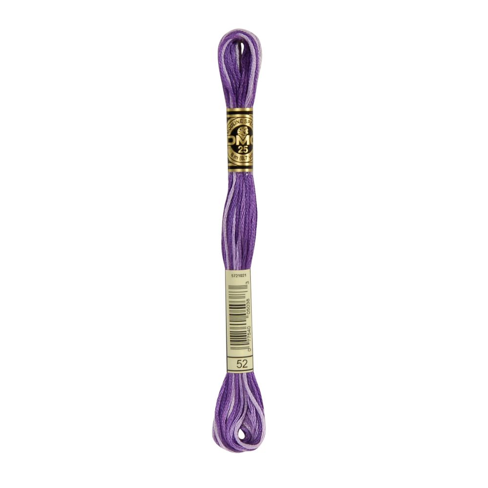 DMC 052 Six-Strand Floss – Variegated Violet DMC 052 Six-Strand Floss – Variegated Violet