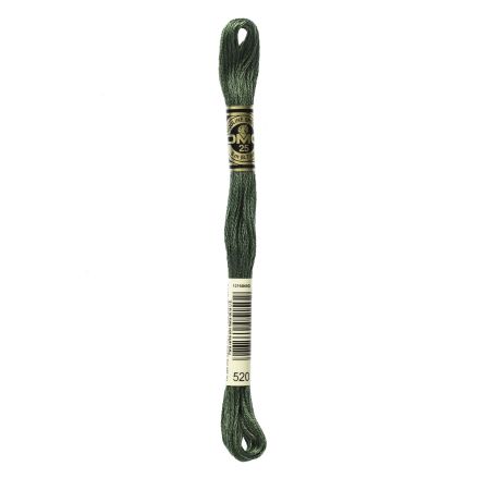 DMC 520 Six-Strand Floss – Dark Fern Green