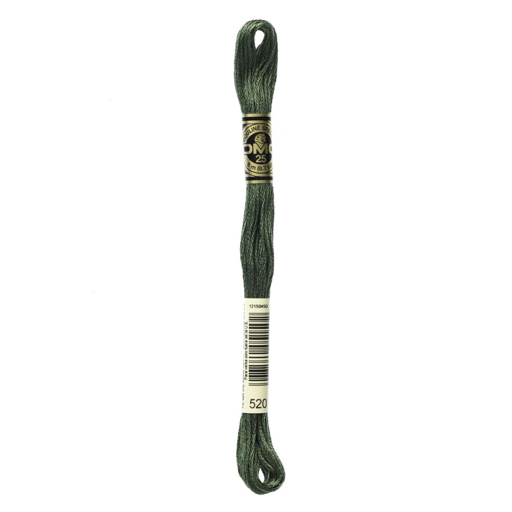 DMC 520 Six-Strand Floss – Dark Fern Green DMC 520 Six-Strand Floss – Dark Fern Green