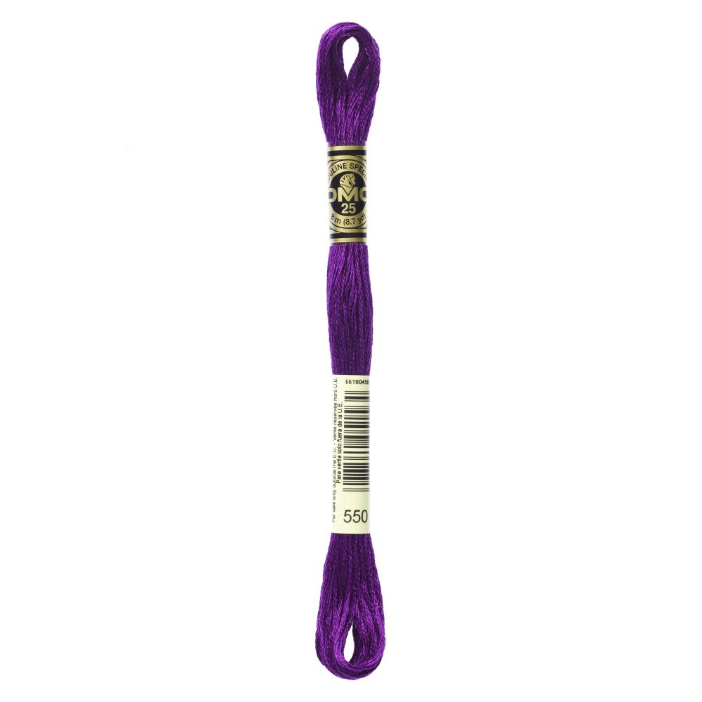 DMC 550 Six-Strand Floss – Very Dark Violet DMC 550 Six-Strand Floss – Very Dark Violet