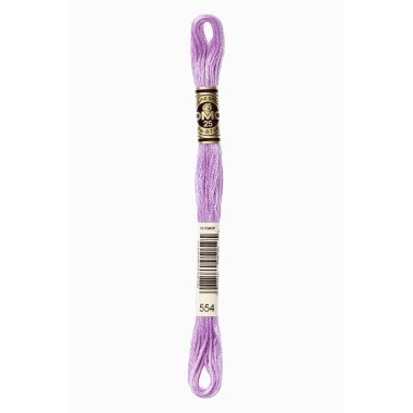 DMC 554 Six-Strand Floss – Light Violet