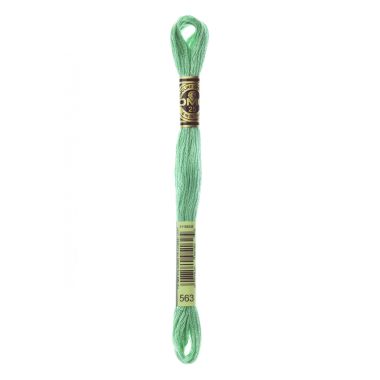 DMC 563 Six-Strand Floss – Light Jade