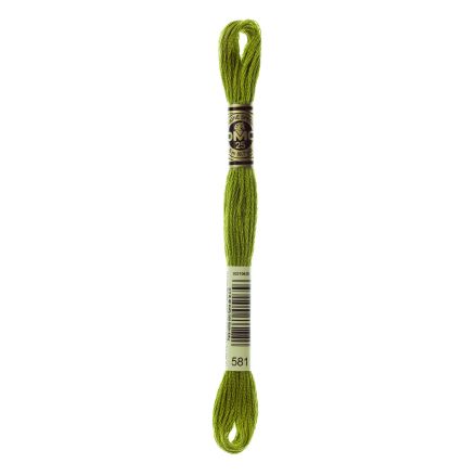 DMC 581 Six-Strand Floss – Moss Green