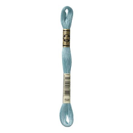 DMC 598 Six-Strand Floss – Light Turquoise