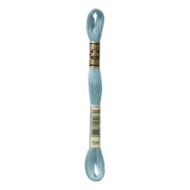 DMC 598 Six-Strand Floss – Light Turquoise
