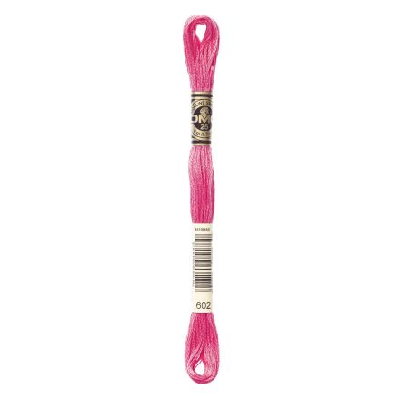 DMC 602 Six-Strand Floss – Medium Cranberry