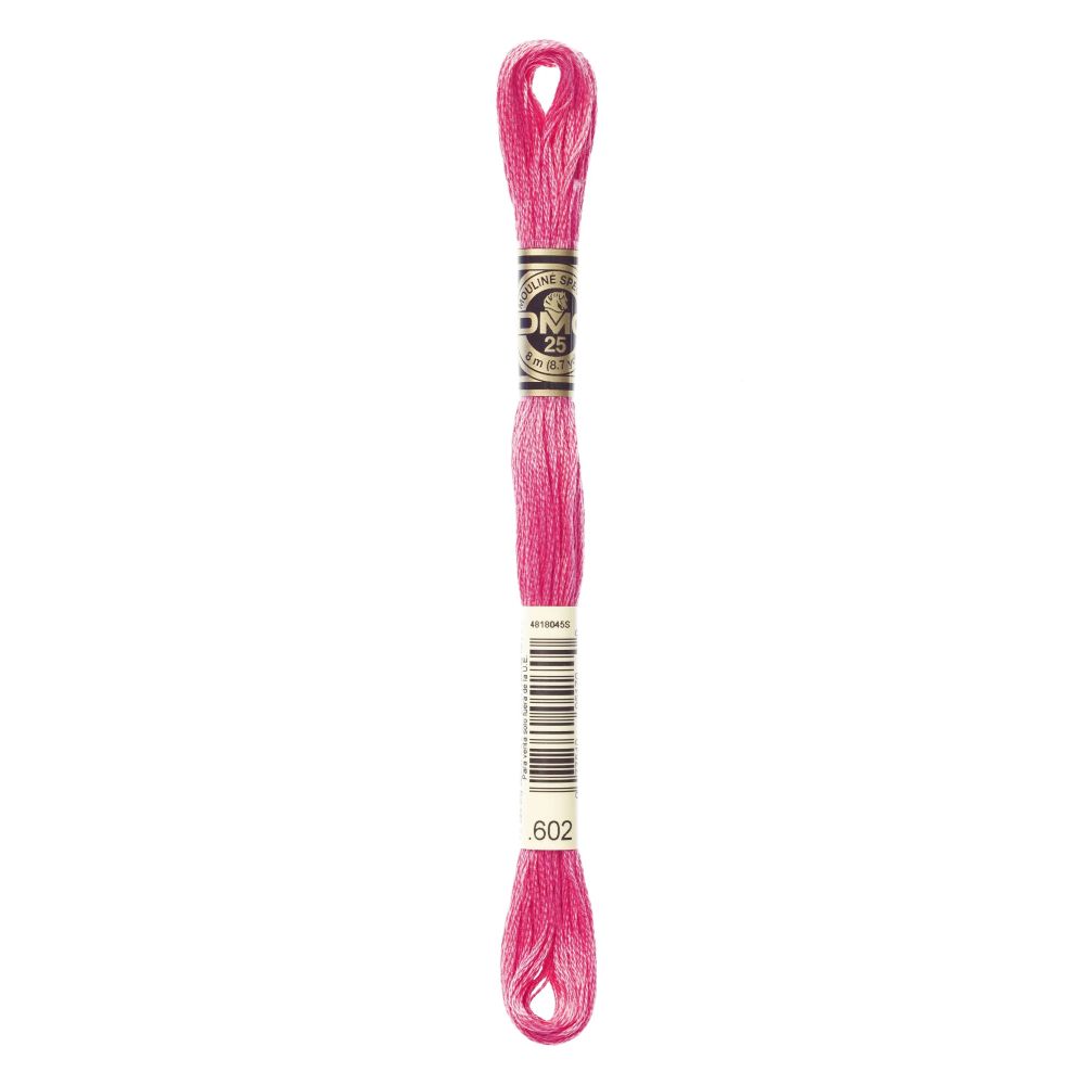 DMC 602 Six-Strand Floss – Medium Cranberry DMC 602 Six-Strand Floss – Medium Cranberry