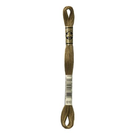 DMC 610 Six-Strand Floss – Dark Drab Brown