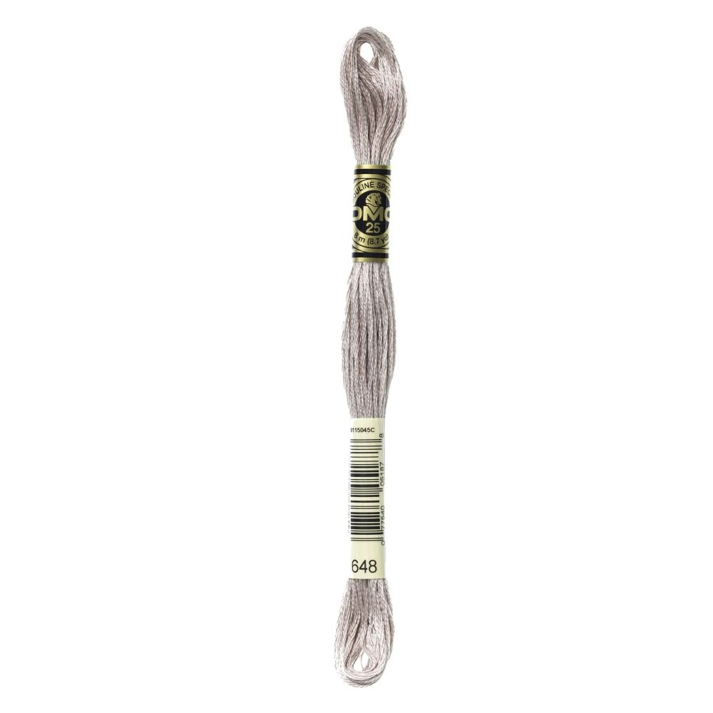 DMC 648 Six-Strand Floss – Light Beaver Grey