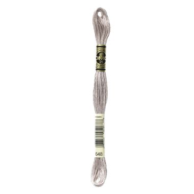 DMC 648 Six-Strand Floss – Light Beaver Grey