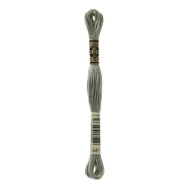 DMC 647 Six-Strand Floss – Medium Beaver Grey