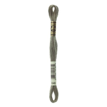 DMC 646 Six-Strand Floss – Dark Beaver Grey