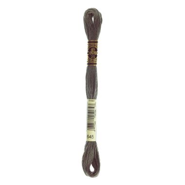 DMC 645 Six-Strand Floss – Very Dark Beaver Grey