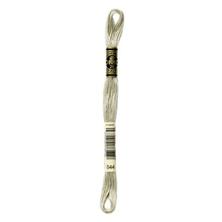 DMC 644 Six-Strand Floss – Medium Beige Grey