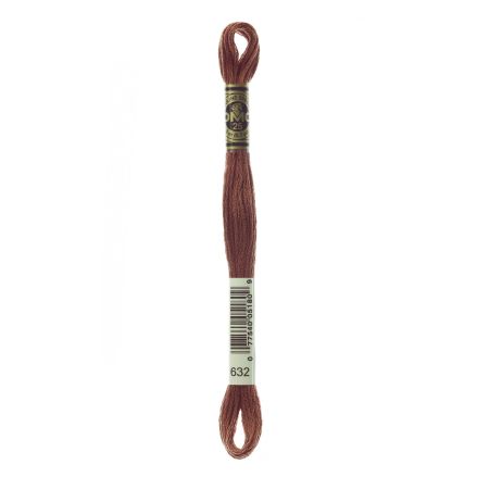 DMC 632 Six-Strand Floss – Ultra Very Dark Desert Sand