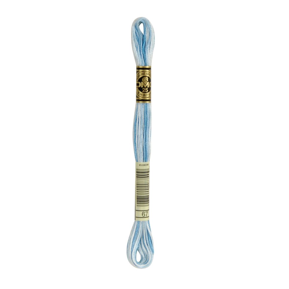 DMC 067 Six-Strand Floss – Variegated Baby Blue DMC 067 Six-Strand Floss – Variegated Baby Blue